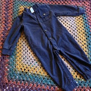 Navy Blue Toddler Jumpsuit